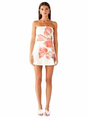 NWT Peppermayo Denby Strapless Mini Dress - Siena Floral Size US 0